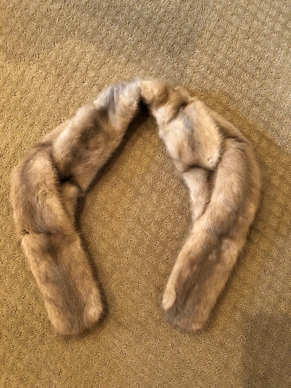 Vintage Mink Fur Collar by Nigbor Furs